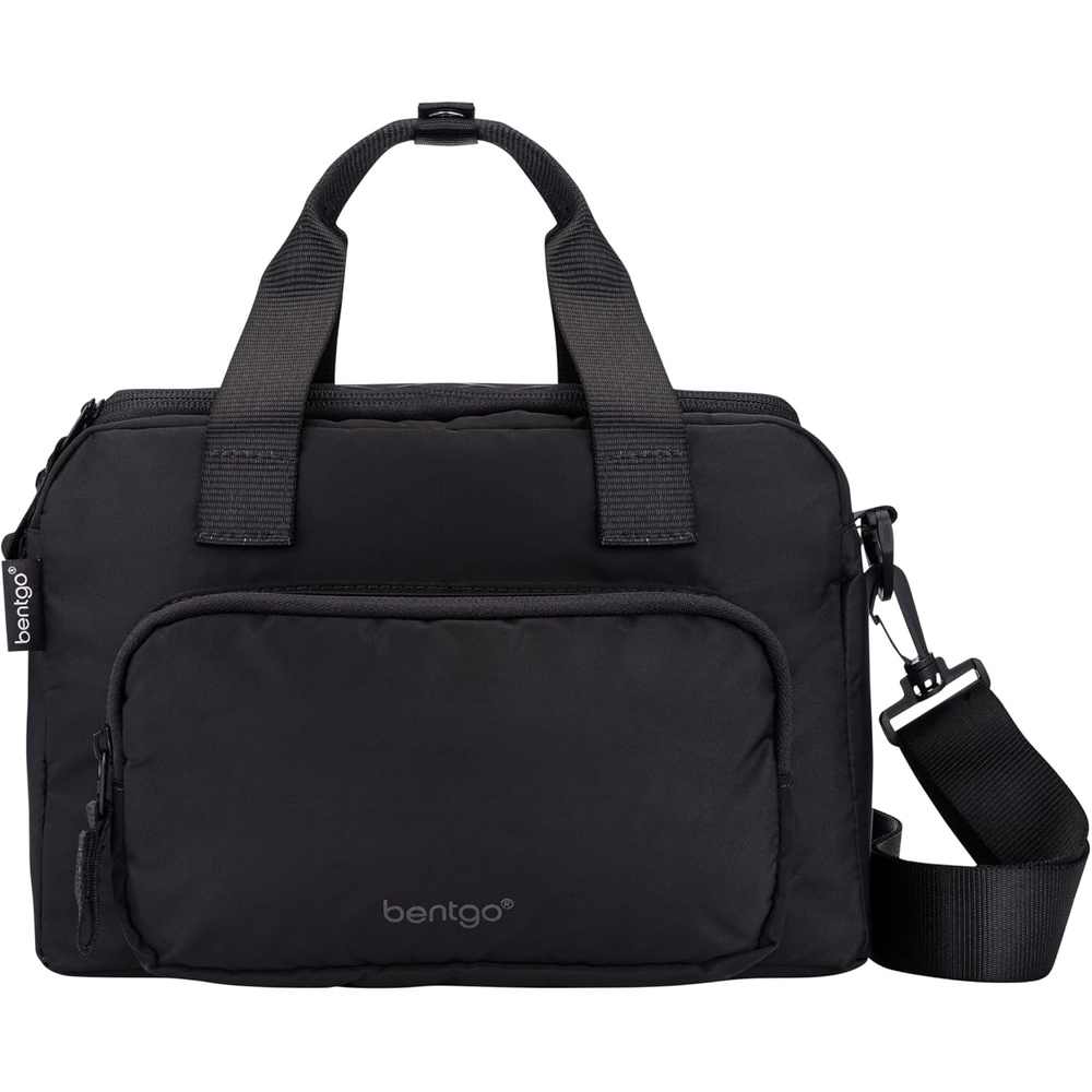 image:imageBentgo Insulated Lunch Bag  ExtraLarge Capacity Adult Lunch Bag with Shoulder Strap and External Storage Compartment Durable Lightweight Ideal for Work School amp Meals On the Go Clay GreenObsidian