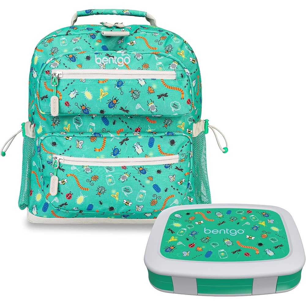 image:imageBentgo Kids 14 Backpack Set With Kids Prints Lunch Box Bug Buddies