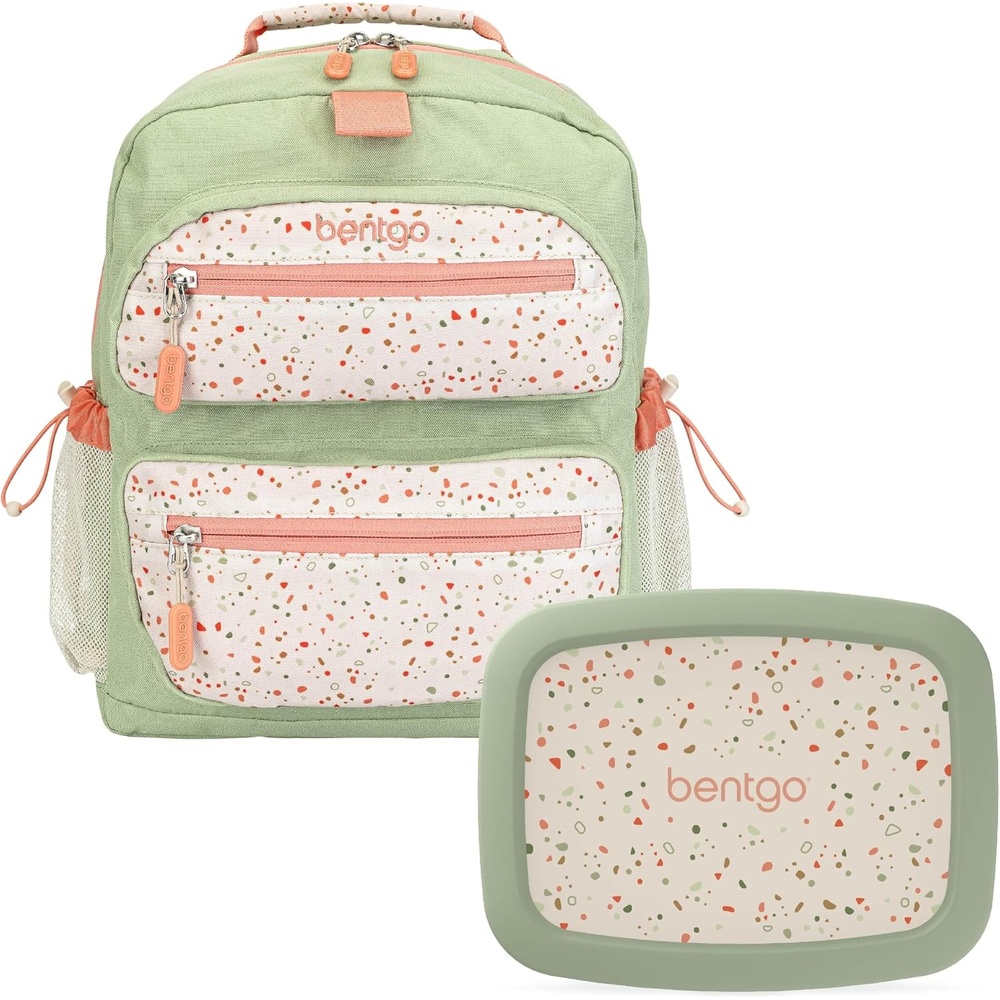 image:imageBentgo Kids 14 Backpack Set With Kids Prints Lunch Box Geo Speckle