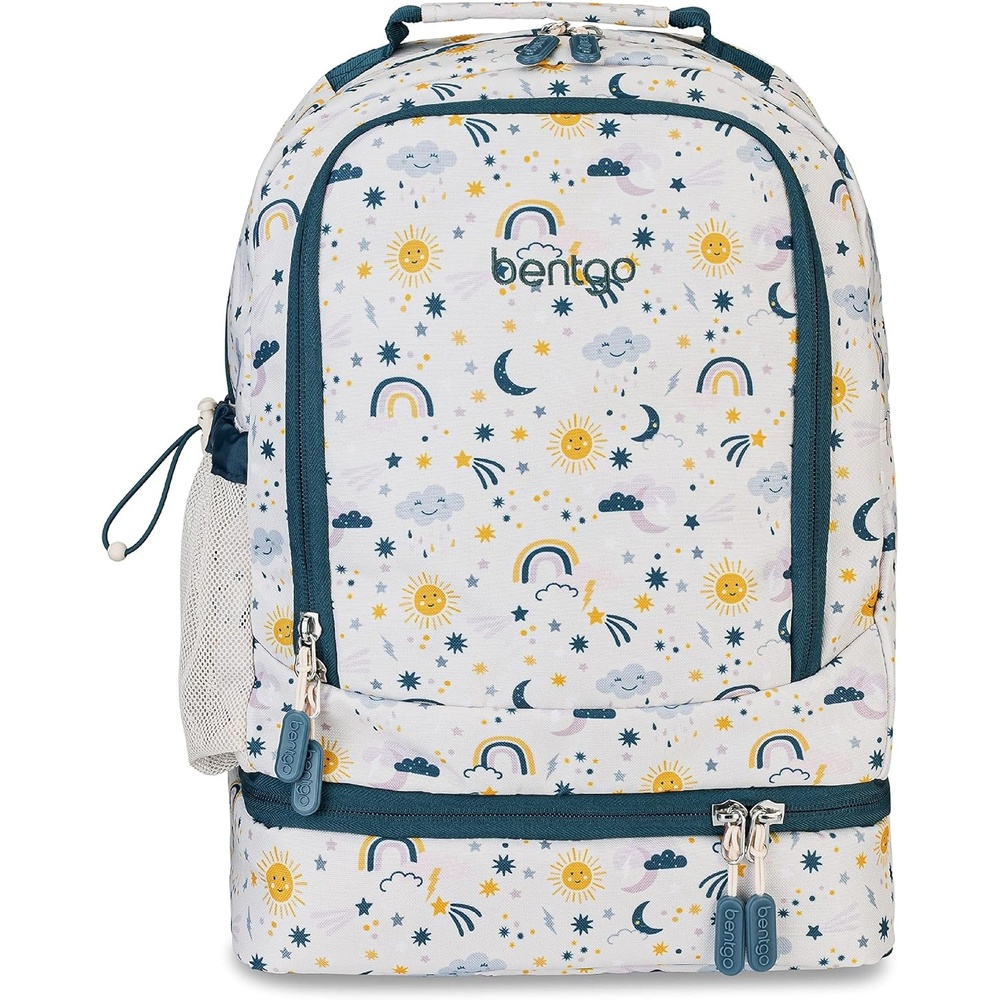 image:imageBentgo Kids 2in1 Backpack amp Insulated Lunch Bag  Glitter Designed 16 Backpack for School amp Travel  Durable Water Resistant Padded amp Large Compartments Glitter Edition  Petal PinkFriendly Skies