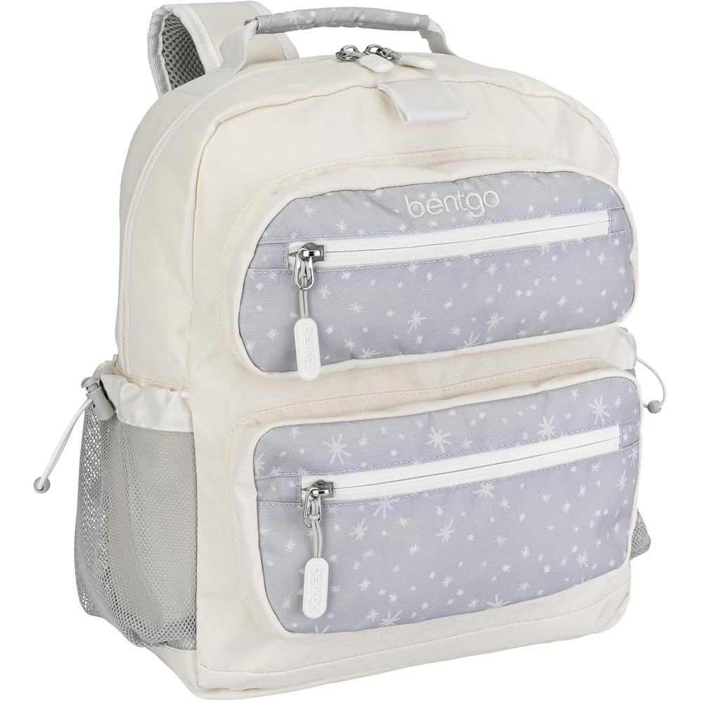 image:imageBentgo Kids Backpack  Lightweight 14 Backpack in Fun Prints for School Travel amp Daycare Ideal for Ages 4 Roomy Interior Durable amp WaterResistant Fabric amp Loop for Lunch Bag DinosaurStarry Sprinkle