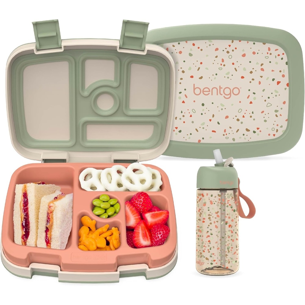 image:imageBentgo Kids Prints Lunch Box Set With Water Bottle Geo Speckle