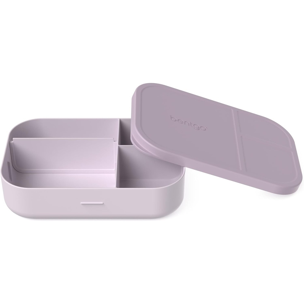 image:imageBentgo Modern Tray with Matte Lid  Reusable BPAFree Meal Prep Containers for Adults with Removable Divider  3 or 4 Compartments for Healthy Portioned Meals At Home amp On the Go OrchidOrchid