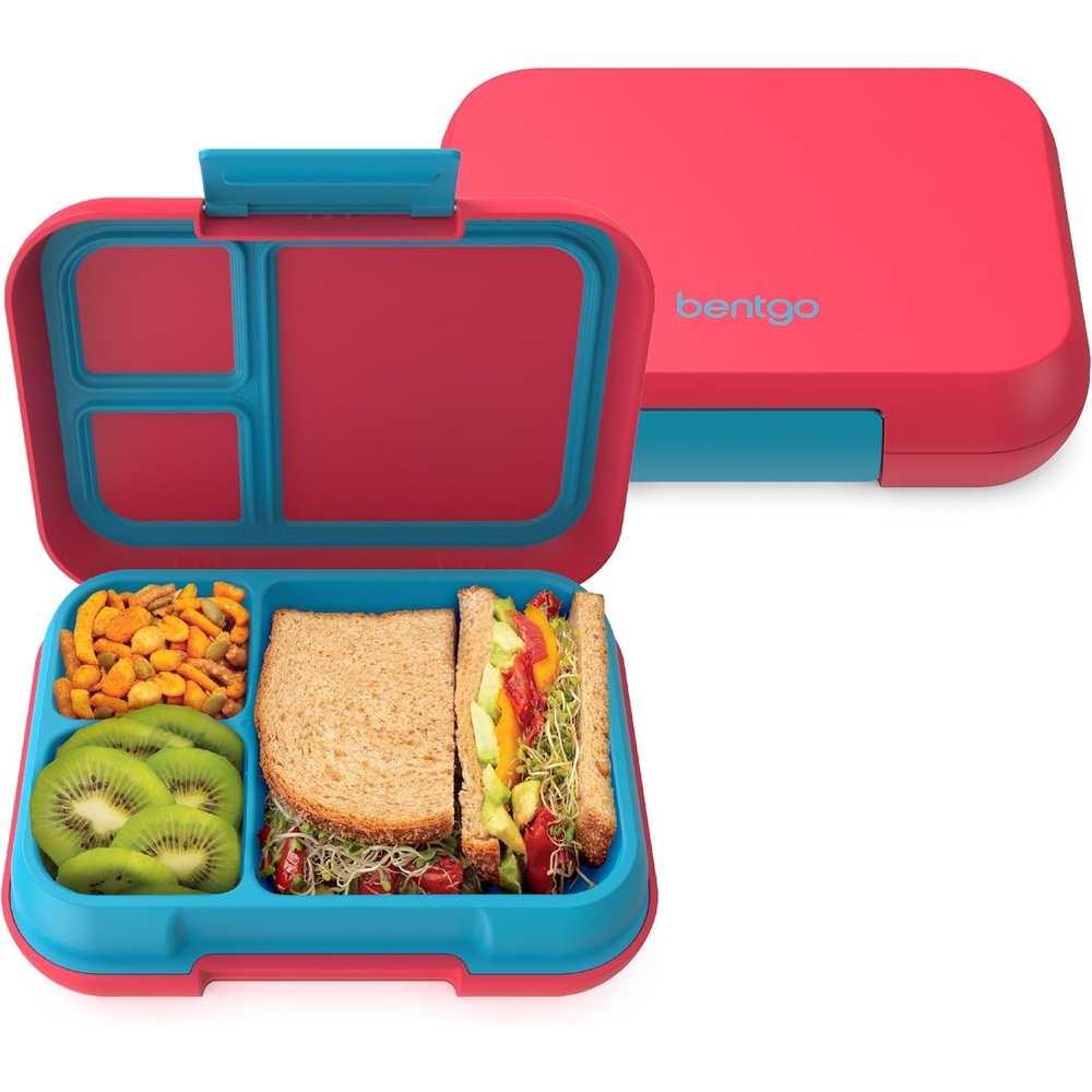 image:imageBentgo Pop  LeakProof Lunch Box amp Removable Divider for Ages 8 amp Teens  Lunch Container Holds 5 Cups of Food 34 Compartments MicrowaveDishwasher Safe 2 Year Warranty PeriwinklePinkFlame RedTurquoise