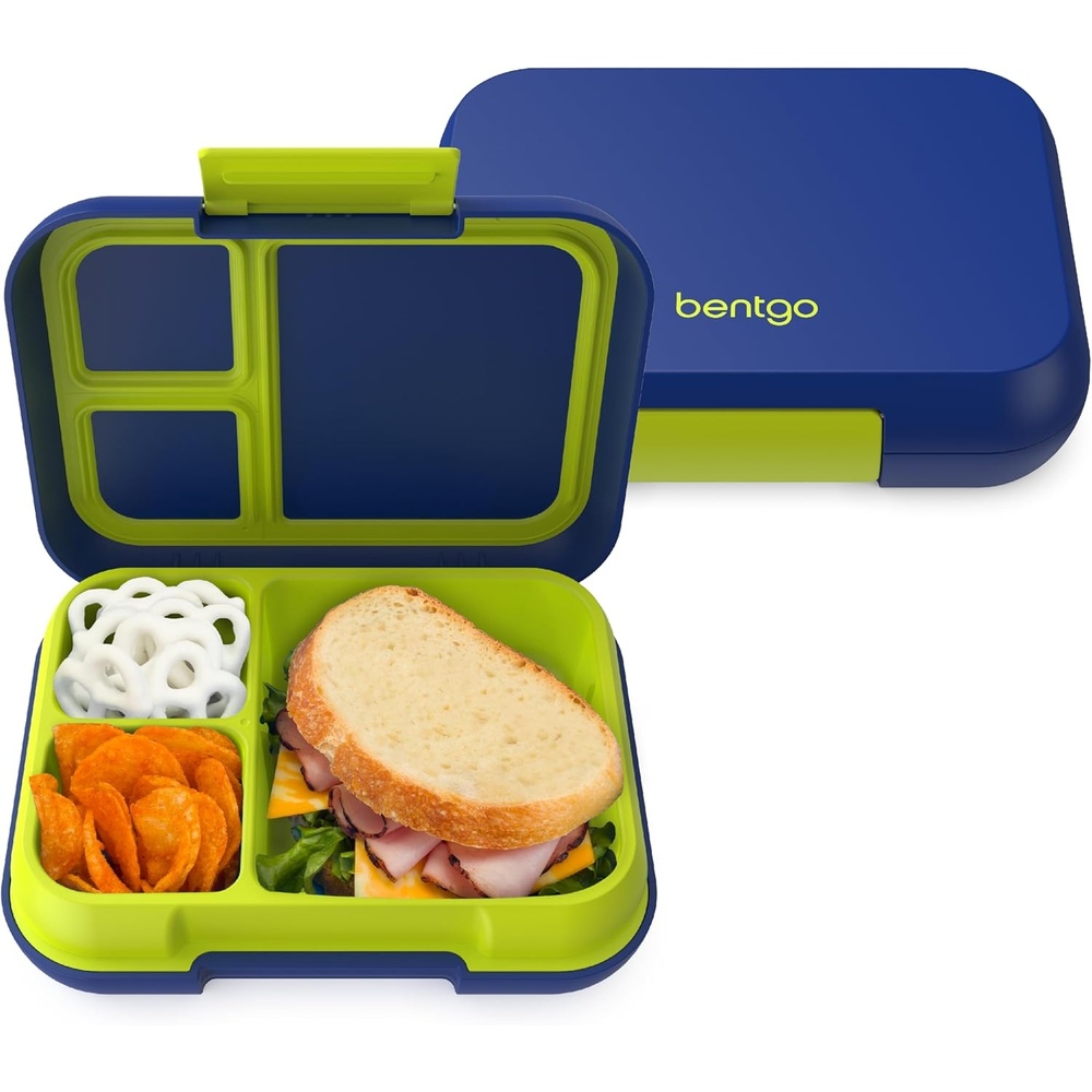 image:imageBentgo Pop  LeakProof Lunch Box amp Removable Divider for Ages 8 amp Teens  Lunch Container Holds 5 Cups of Food 34 Compartments MicrowaveDishwasher Safe 2 Year Warranty PeriwinklePinkNavy BlueChartreuse