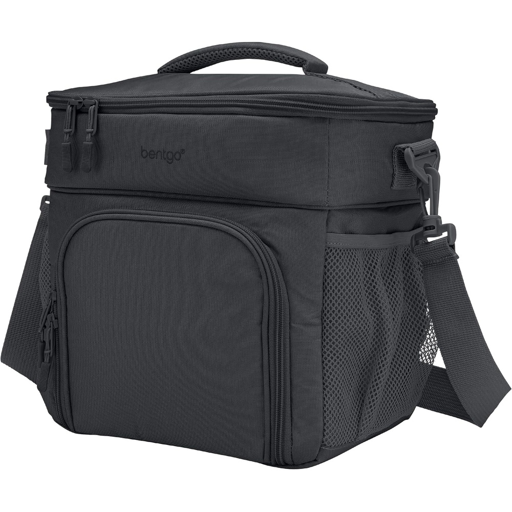 image:imageBentgo Prep Deluxe Insulated Multimeal Bag  Lunch Box Bag Holds 5 Meals Premium Insulation up to 8 Hrs Durable WaterResistant  Large Capacity For Adult Meal Prep BlushDark Gray