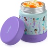 image:imageBentgo Kids Stainless Steel Food Jar  11oz LeakProof Double Insulated Hot or Cold Food Container with Removable Silicone Bumper Dishwasher Safe Easy Open Lid Ages 3 UnicornSea Life