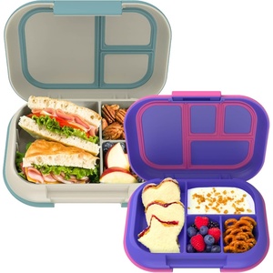 Bentgo Chill Kids (Electric Violet) and Chill Max (Bone & Glacier Blue) Lunch Box Set