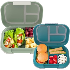 Bentgo Chill Kids (Truly Teal) and Chill Max (Clay Green & Gray) Lunch Box Set