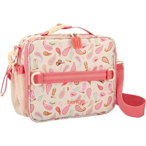 Bentgo Kids Lunch Bag – Double-Insulated, Reusable Lunch Bag for Kids 3+ with Adjustable Strap; Holds Lunch Box/Water Bottle/Snacks; Easy-Clean, Water-Resistant & Pockets (Glitter – Petal Pink)(Cowgirl Dreams)