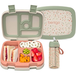 Bentgo Kids Prints Lunch Box Set With Water Bottle (Geo Speckle)