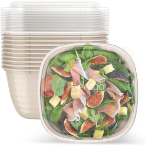 Bentgo Prep – 1-Compartment Bowls with Custom Fit Lids – Reusable, Microwaveable, Durable, PFAS & BPA-Free, Freezer and Dishwasher Safe Meal Prep Food Storage – 10 Bowls & 10 Lids (Graphite)(Tan Stone)