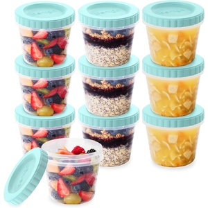 Bentgo Prep – 20 Piece 16 fl oz Leak-Proof Deli Containers with Lids, Food Storage for Meal Prep, Twist-Top, Reusable, PFAS & BPA-Free, Stackable, Microwave, Freezer, & Dishwasher Safe (Sea Blue)(16 oz (Sea Blue))
