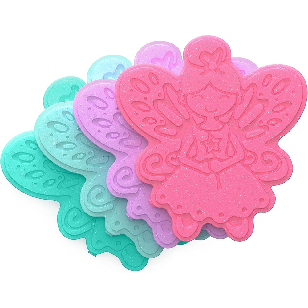image:imageBentgo Buddies Reusable Ice Packs Slim Design for Lunch Boxes Lunch Bags and Coolers Quick Freeze PFAS and BPAFree Multicolored 4Pack NEW Ballet amp BowsGlitter Edition  Fairy