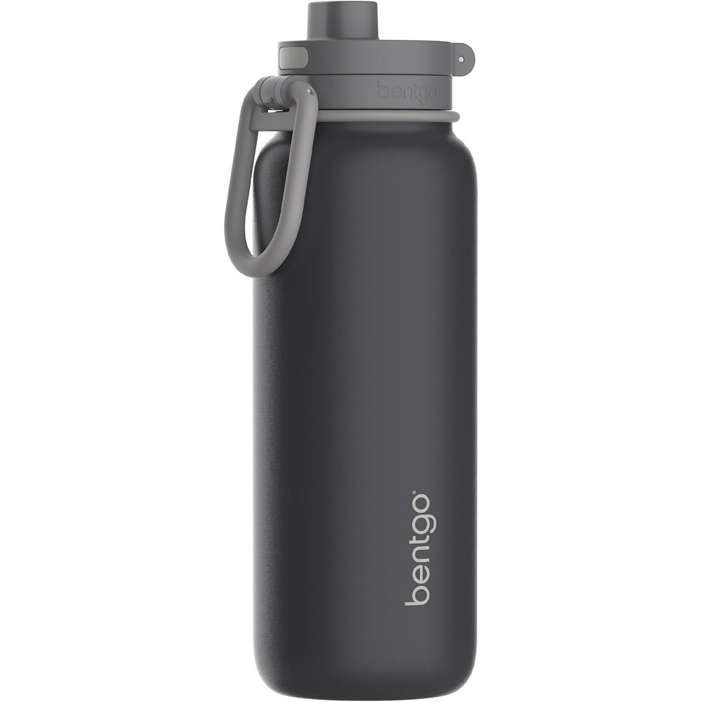 image:imageBentgo Flip 2in1 Straw amp Chug LeakProof Insulated Water Bottle 24 fl oz  Premium 188 Stainless SteelTripleLayer Vacuum Insulation 24Hour Cold BPA amp PFASFree Lilac CloudTweed